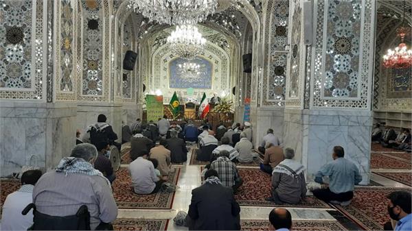 خراسان رضوی| نشست راویان دفاع مقدس در حرم مطهر رضوی