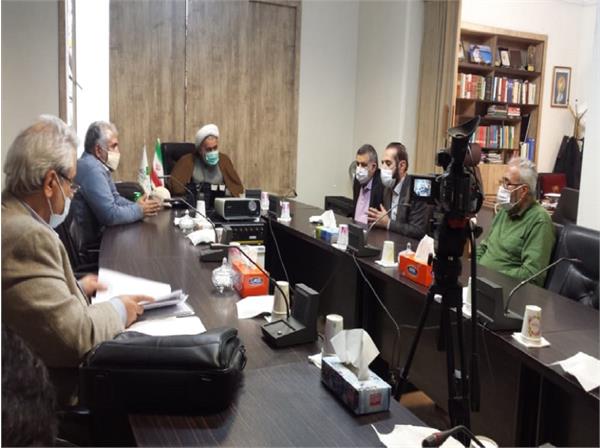 جلسه موسسه پیام آزادگان با نایب‌رئیس کمیسیون قضایی مجلس شورای اسلامی