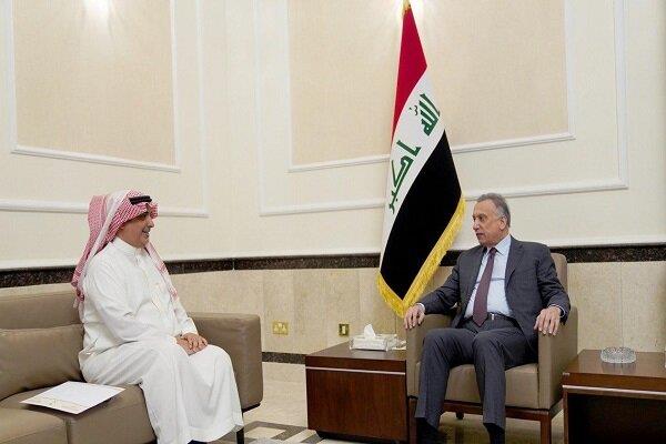 دیدار مصطفی الکاظمی با سفیر عربستان در بغداد
