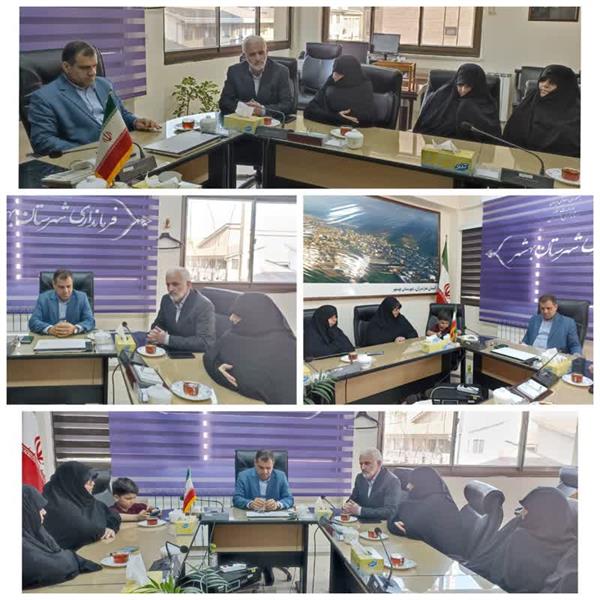 دیدار نماینده پیام آزادگان در مازندران با فرماندار شهرستان بهشهر