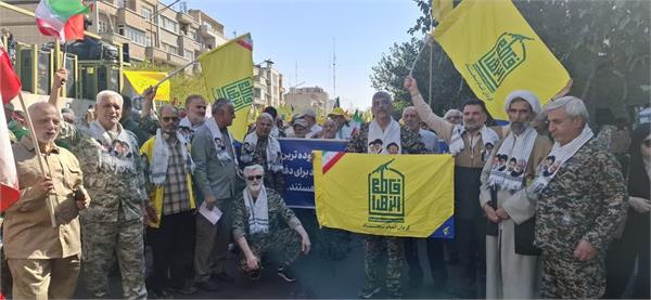 حضور آزادگان دفاع مقدس در رزمایش «جان‌فدا»؛ اعلام آمادگی برای دفاع از ایران