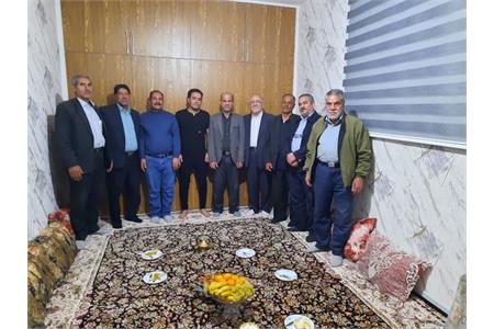 دیدار اعضای شورای مشورتی پیام آزادگان اراک با آزاده &#171;علی‌قربان چگنی&#187;