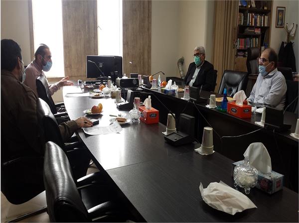 جلسه مدیران موسسه پیام آزادگان با معاون تعاون و امور اجتماعی بنیاد شهید