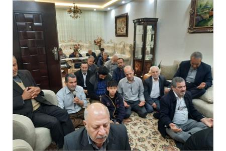 تصاویر| ختم قرآن کریم برای شادی روح آزاده شمس الله فرهانی