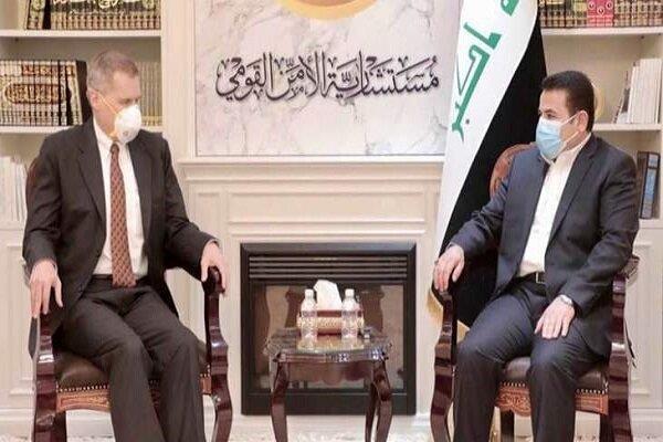 مشاور امنیت ملی عراق با سفیر آمریکا دیدار کرد